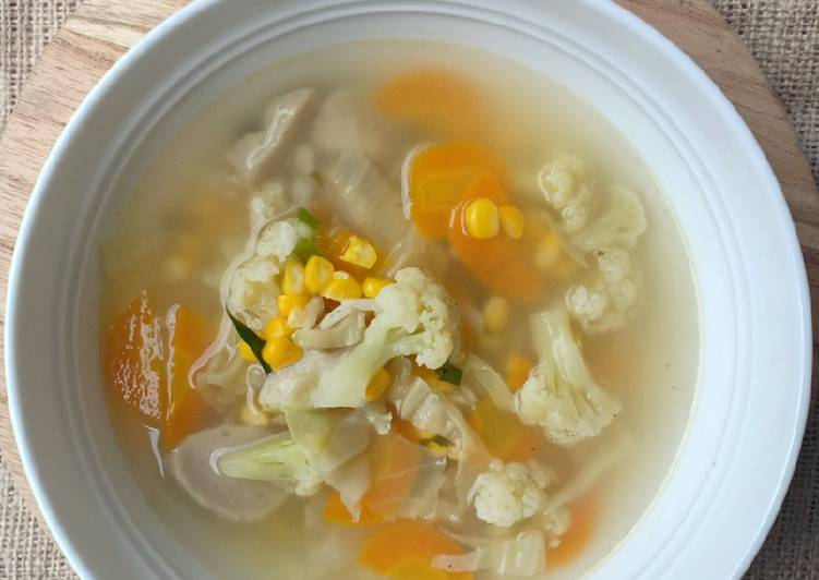 Sup Bakso Sayuran