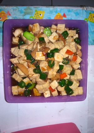 Foto resep Tahu Cabai Hijau Saus Tiram
