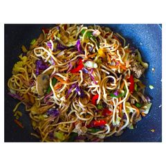 A picture of Vegetable Teriyaki Noodle Bowl.