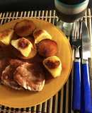 Mi peceto de cerdo con salsa gravy de ciruelas y malvec