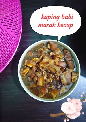 Foto resep Kuping babi masak kecap🐷🐷🐷