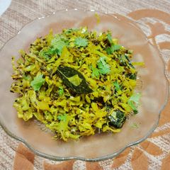 A picture of Cabbage ki sabji.