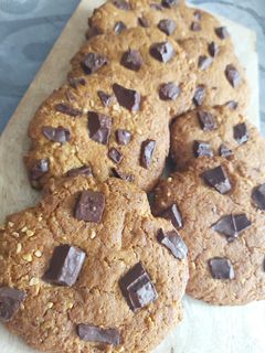 Une photo de Cookies chocolat - pralin