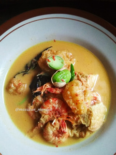 Foto resep Gulai udang pete kerupuk kulit