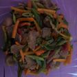 Oseng buncis+wortel ekstra daging dan baso