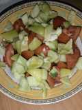 Tomato, Cucumber, and Pepper Salad