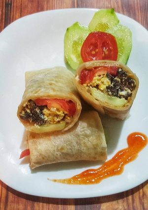 Foto resep 79. Tortila Gulung Telur Jamur (#pr_recookmasakanawalanT)