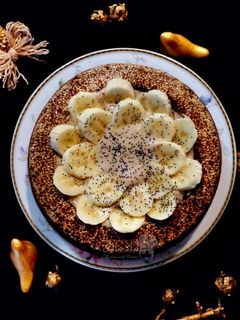 عکسی از دستور تارت یخچالی خرما و پتی بور