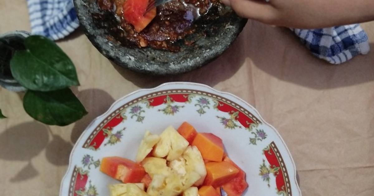 20 resep bumbu rujak buah asam enak dan mudah - Cookpad