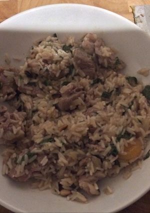 A picture of Turkish Lamb Pilau.