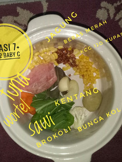 Foto resep Mpasi 7+ day 2 baby c