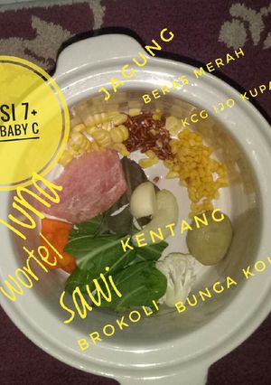 Foto resep Mpasi 7+ day 2 baby c