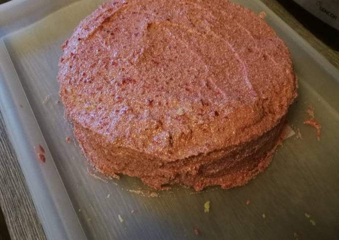 Málnakrémes torta recept foto