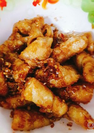Hình của món Ruột heo xào sả ớt(món chay).