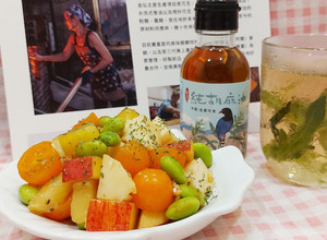 蛋白丁水果沙拉(胡麻油) 的食譜成品照片