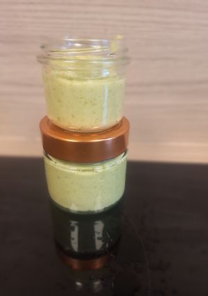 Une photo de Purée bébé pois cassé poireau