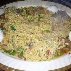 A picture of My hot/pepper indomie.