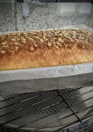 Una foto de Pan molde casero
