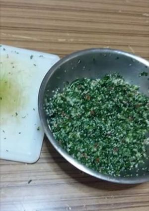 صورة لوصفة تبولة