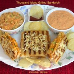 Thousand Island Grilled Sandwich A picture of Thousand Island Grilled Sandwich.