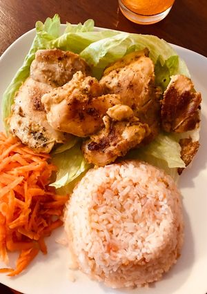 Una foto de Pollo a la mostaza