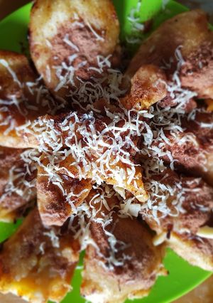 Foto resep Pisang Goreng Kipas Coklat Keju #MasakTanpaMicin