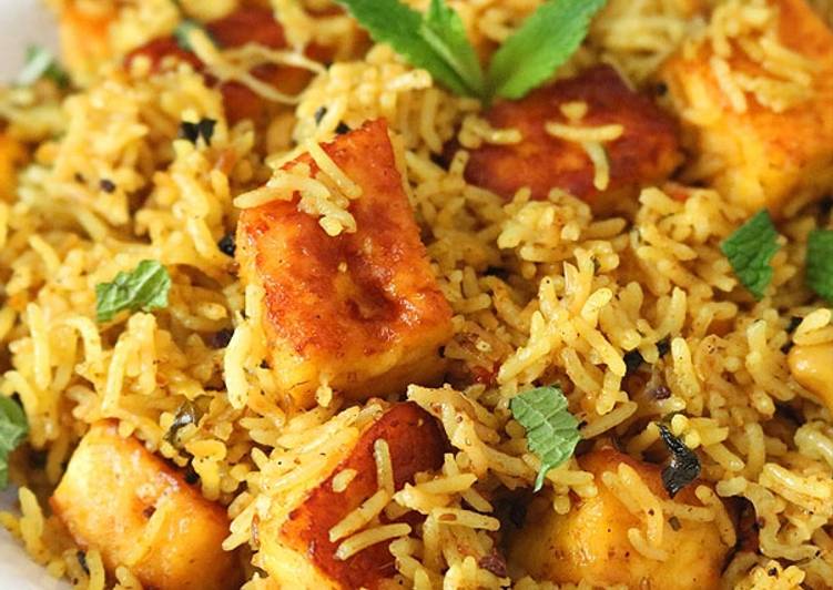 How to Make Tasty Paneer Biryani