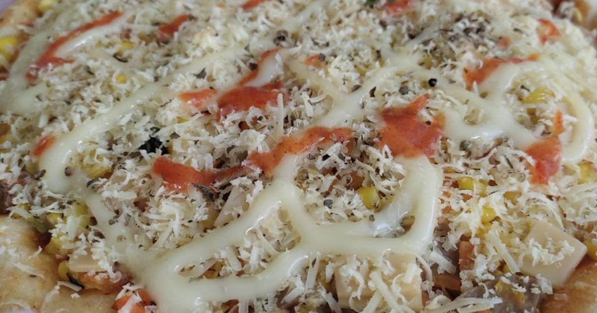 Resep Corn Pizza Homemade Favorit Bunda