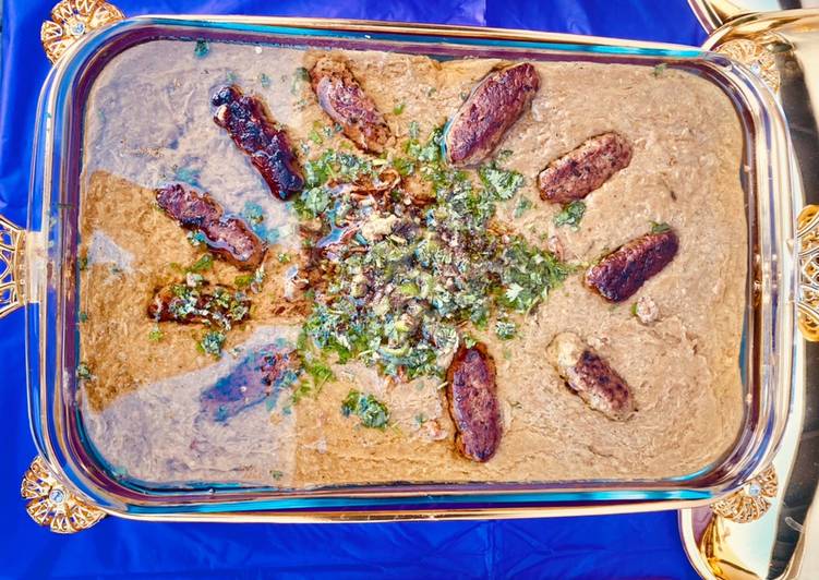 Simple Way to Prepare Quick Lahori Hareesa with chicken kabab