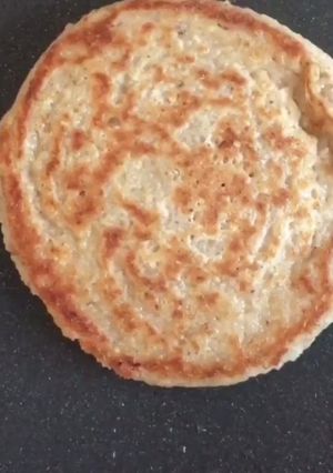 Una foto de Hotcake de avena y banano