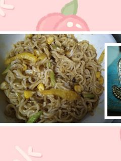 ভেজিটেবল কর্ন সুইট অ্যান্ড সাওর ম্যাগী (Vegetable sweet corn and sour maggie recipe in bengali) রেসিপির প্রধান ছবি