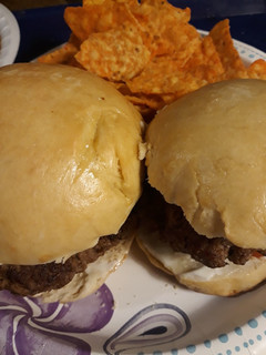 A picture of Burger on a Bun.