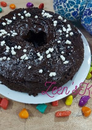 A picture of Dark Chocolate Bundt Cake.