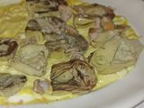 Alcachofas con crema de cítricos