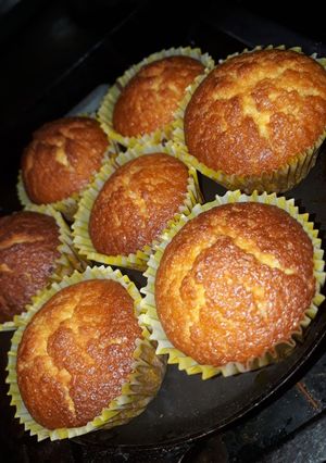 Una foto de Cupcakes/magdalenas de mandarina