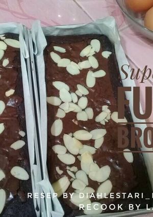 Foto resep Super Easy Fudgy Brownies