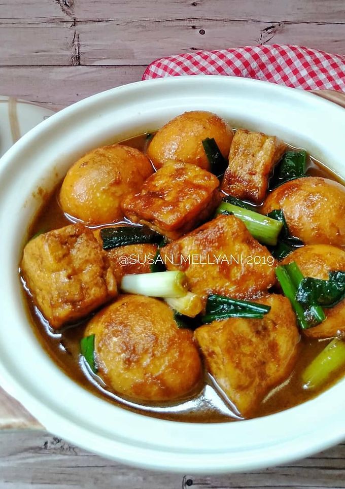 Foto resep Semur tahu telur