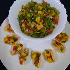 Mango 🥭 Salsa ya mango 🥭 Salad 🥗 😋 A picture of Mango 🥭 Salsa ya mango 🥭 Salad 🥗 😋.