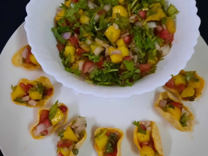 Simple Way Make Recipe Mango 🥭 Salsa ya mango 🥭 Salad 🥗 😋 that is Delicious, So Delicious}
