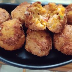 Cheese Corn Balls A picture of Cheese Corn Balls.