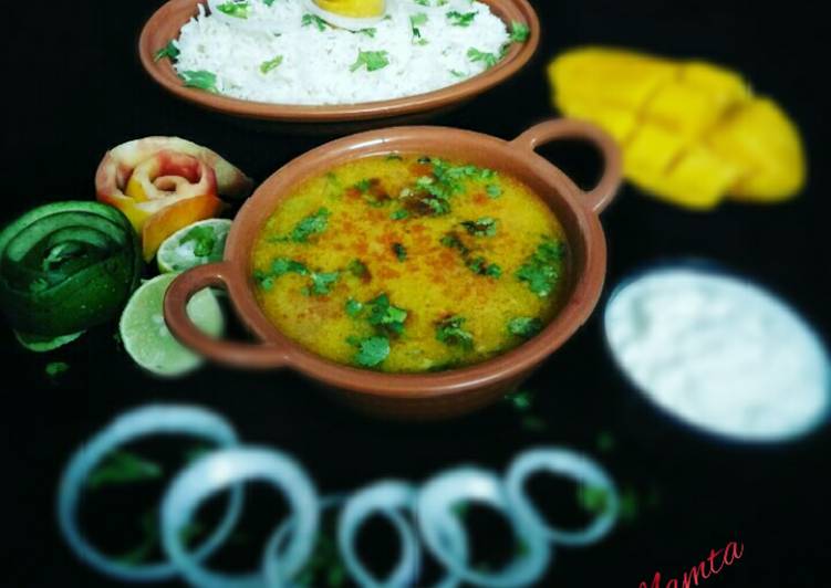 Recipe of Delicious Simple Dal Chawal (quick and fix dinner)