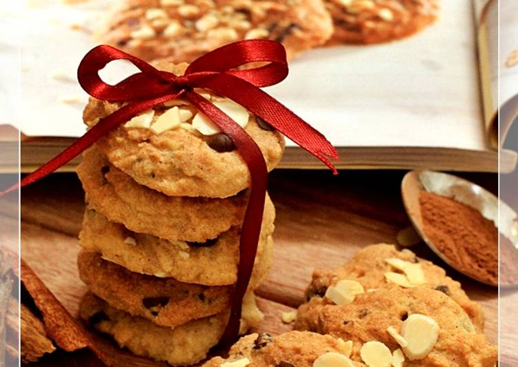 Cara Gampang Menyiapkan Cinnamon Chocochips Cookies Renyah Recomended, Enak Banget