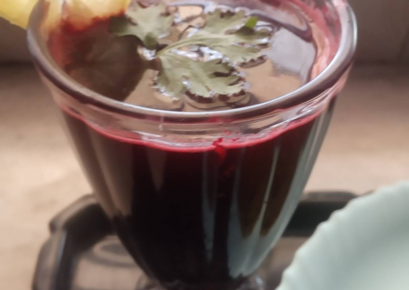Healthy beetroot juice