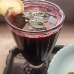 A picture of Healthy beetroot juice.