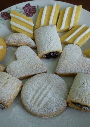 Kukoricalisztes teasütemény recept fotója