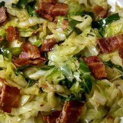 A picture of Southern Fried Cabbage.