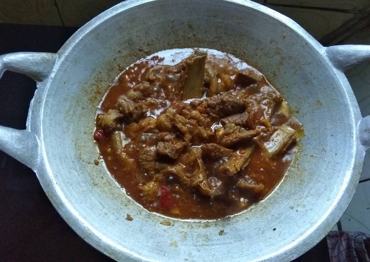 Resep Krengsengan Daging Kambing Pedas Manis Yang Nikmat