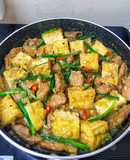 Thịt kho đậu hủ