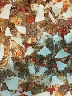 Una foto de Pizza
