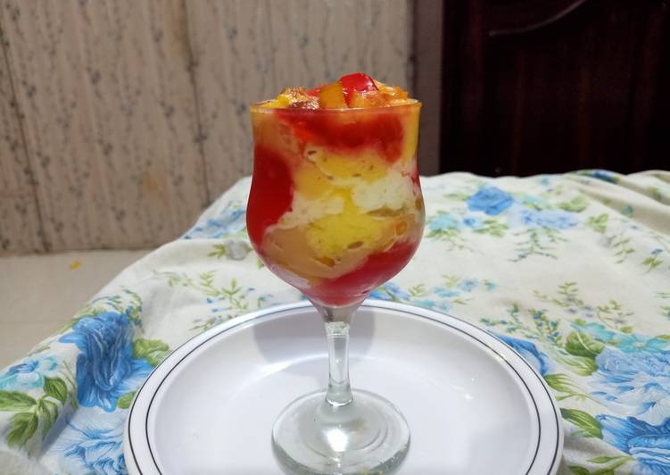 Recipe of Fruit trifel in 21 Minutes for Family